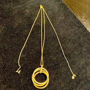 Lucky Brand adjustable gold necklace